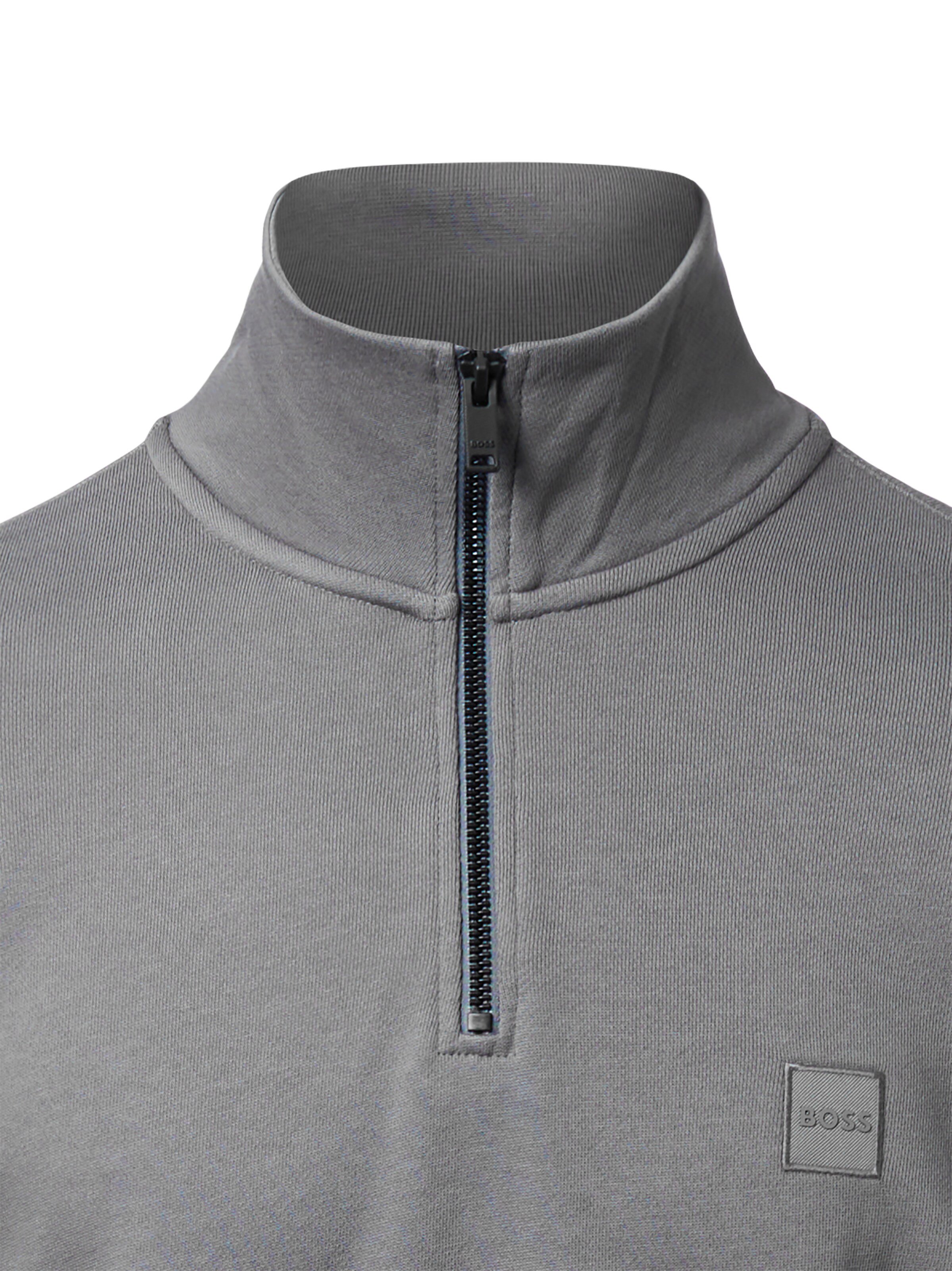 BOSS Sweatshirt 'Zetrust' in Grey