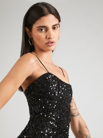 Robe de soirée 'INFINITE' Bardot en noir