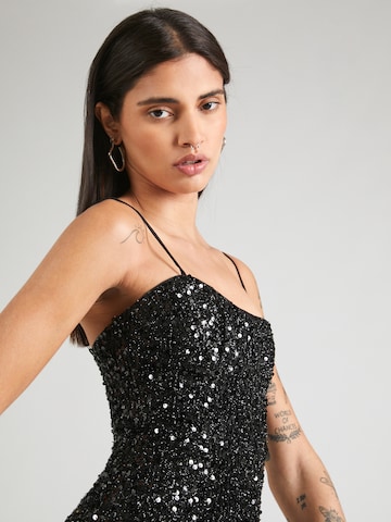 Robe de soirée 'INFINITE' Bardot en noir