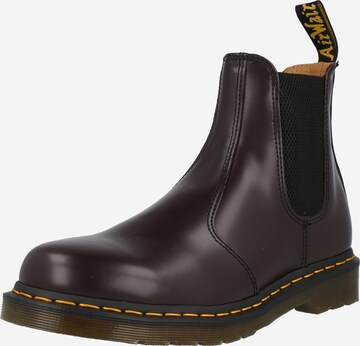 Boots chelsea di Dr. Martens in rosso: frontale