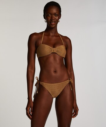 Hunkemöller Bikinihose 'Goldie' in Gold: predná strana