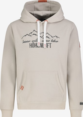 Sublevel Sweatjacke in Beige: Vorderseite