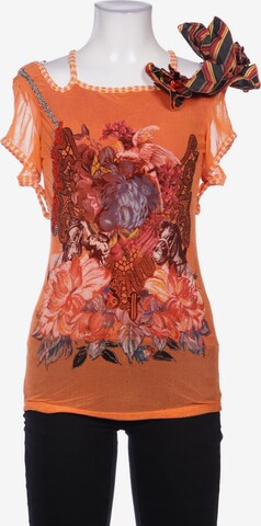 Save the Queen Blouse & Tunic in M in Orange: front
