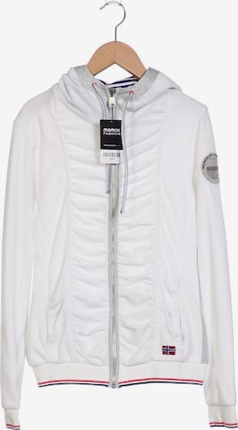 NAPAPIJRI Sweatshirt & Zip-Up Hoodie in M in White: front