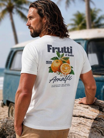 Neverless Shirt 'Frutti di italia' in White