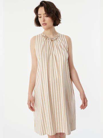 Ana Alcazar Kleid 'Zatora' in Beige: Vorderseite