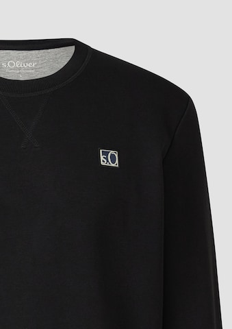 s.Oliver Sweatshirt in Zwart