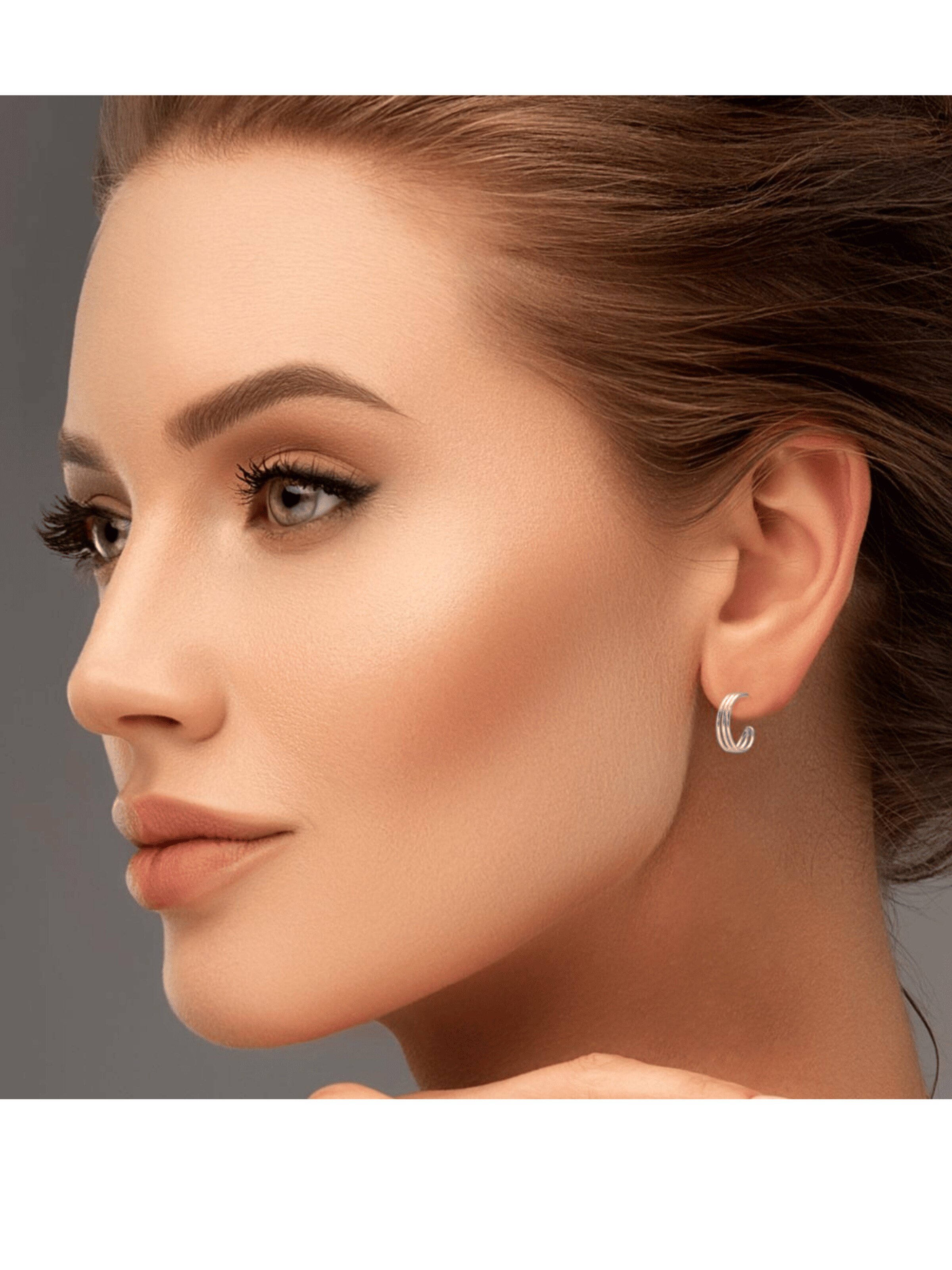 ARS-ARGENTI Earrings 'ROUND & BOUND' in Silver