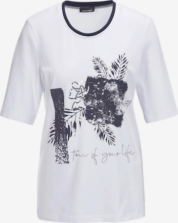 T-shirt Goldner en blanc : devant