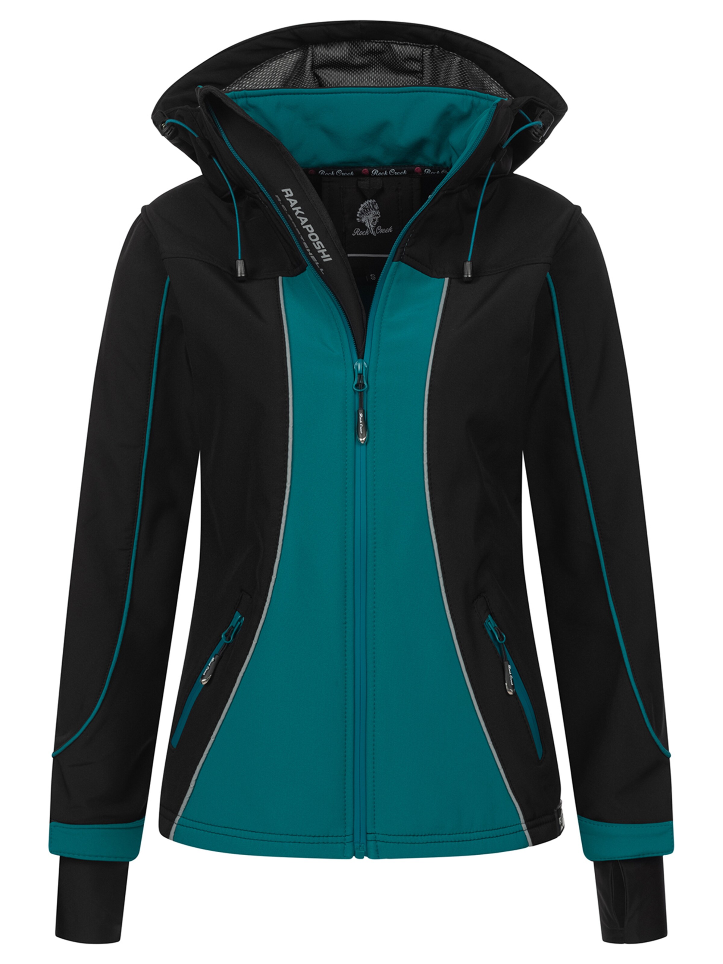 Rock Creek Performance Jacket in Black: front