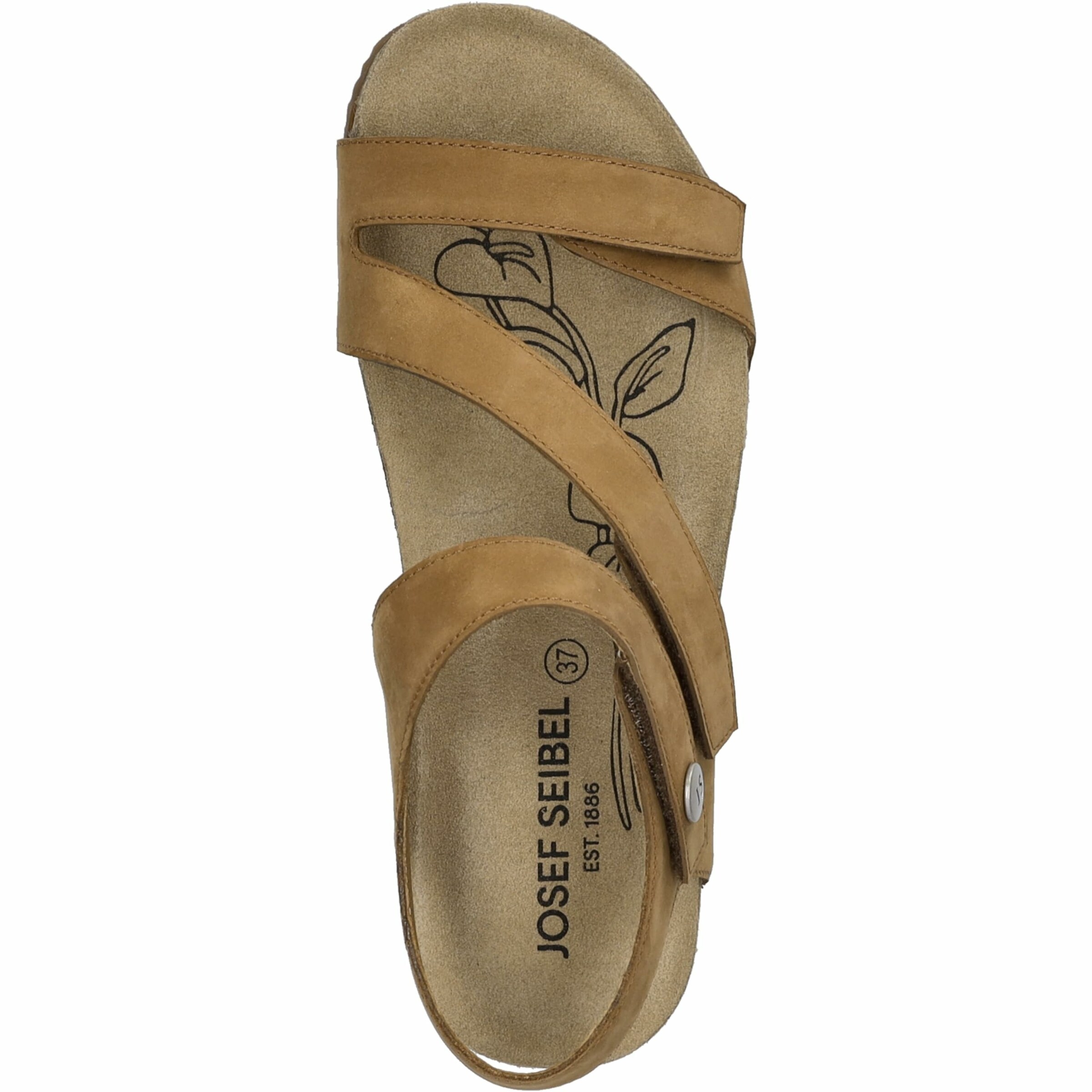 JOSEF SEIBEL Strap sandal 'Tonga 25' in Brown