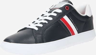 TOMMY HILFIGER Sneakers low 'Essential' i mørkeblå / rød / hvit, Produktvisning