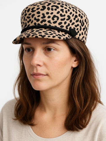 COLLEZIONE ALESSANDRO Hat 'Leo Brit' in Brown: front