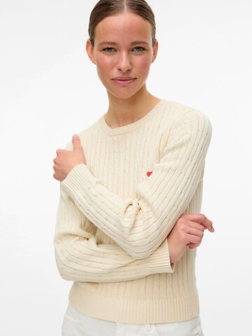 VERO MODA Pullover 'VMFocornelia' in Beige