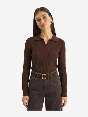 Bianco Lucci Pullover 'Pullover' in Braun: Vorderseite