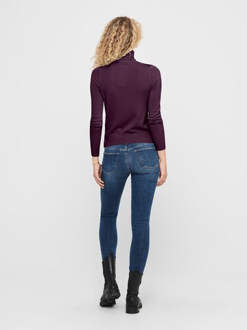 ONLY - Pullover 'VENICE LIFE' em roxo