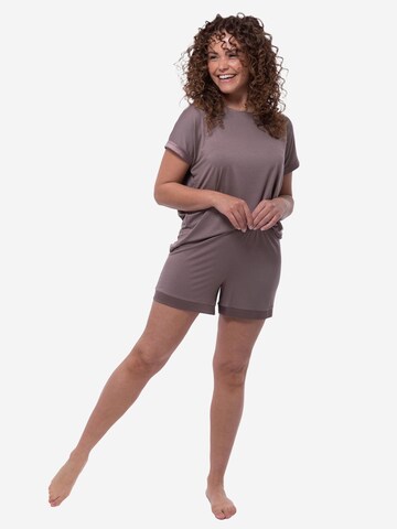 Mey Pajama 'Pure Chic' in Brown