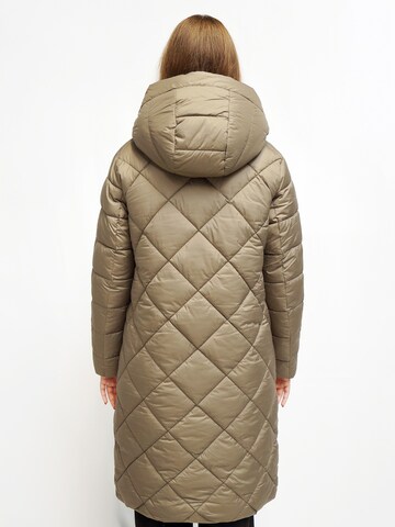 Funk since 1776 Winter Coat 'Steppmantel mit Kapuze' in Green
