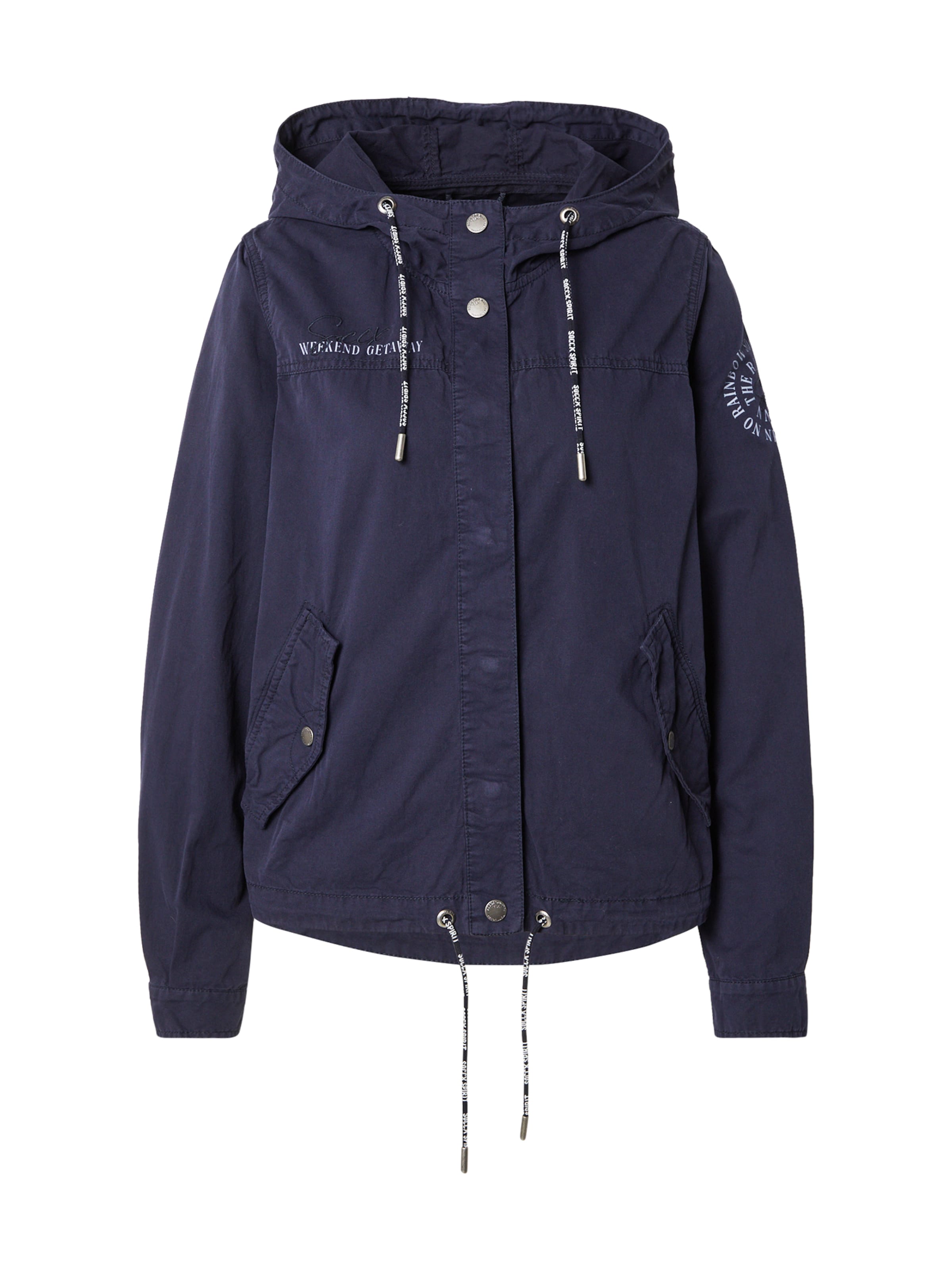 Veste mi-saison Soccx en bleu : devant