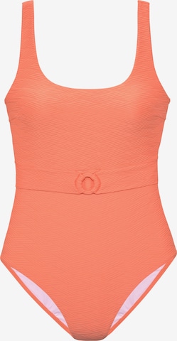SUNSEEKER Bralette Swimsuit in Orange: front
