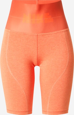 Nike Sportswear Skinny Legíny 'CIRCA' - oranžová: predná strana