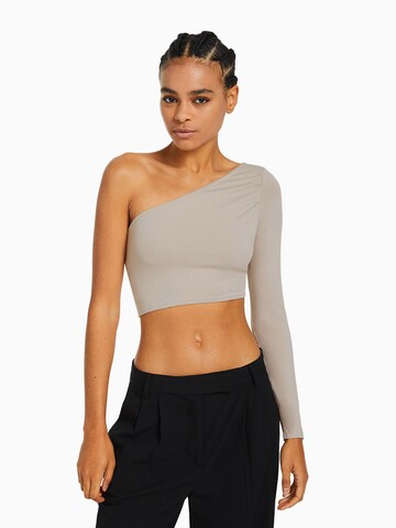 Bershka Shirt in Grau: Vorderseite