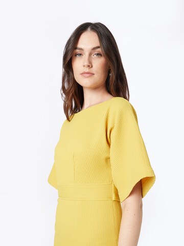 Closet London Sheath dress in Yellow