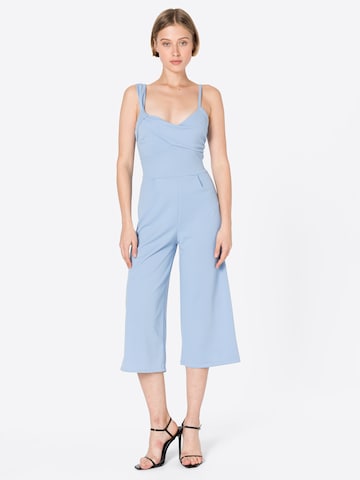 WAL G. Jumpsuit 'BETTY' in Blauw: voorkant