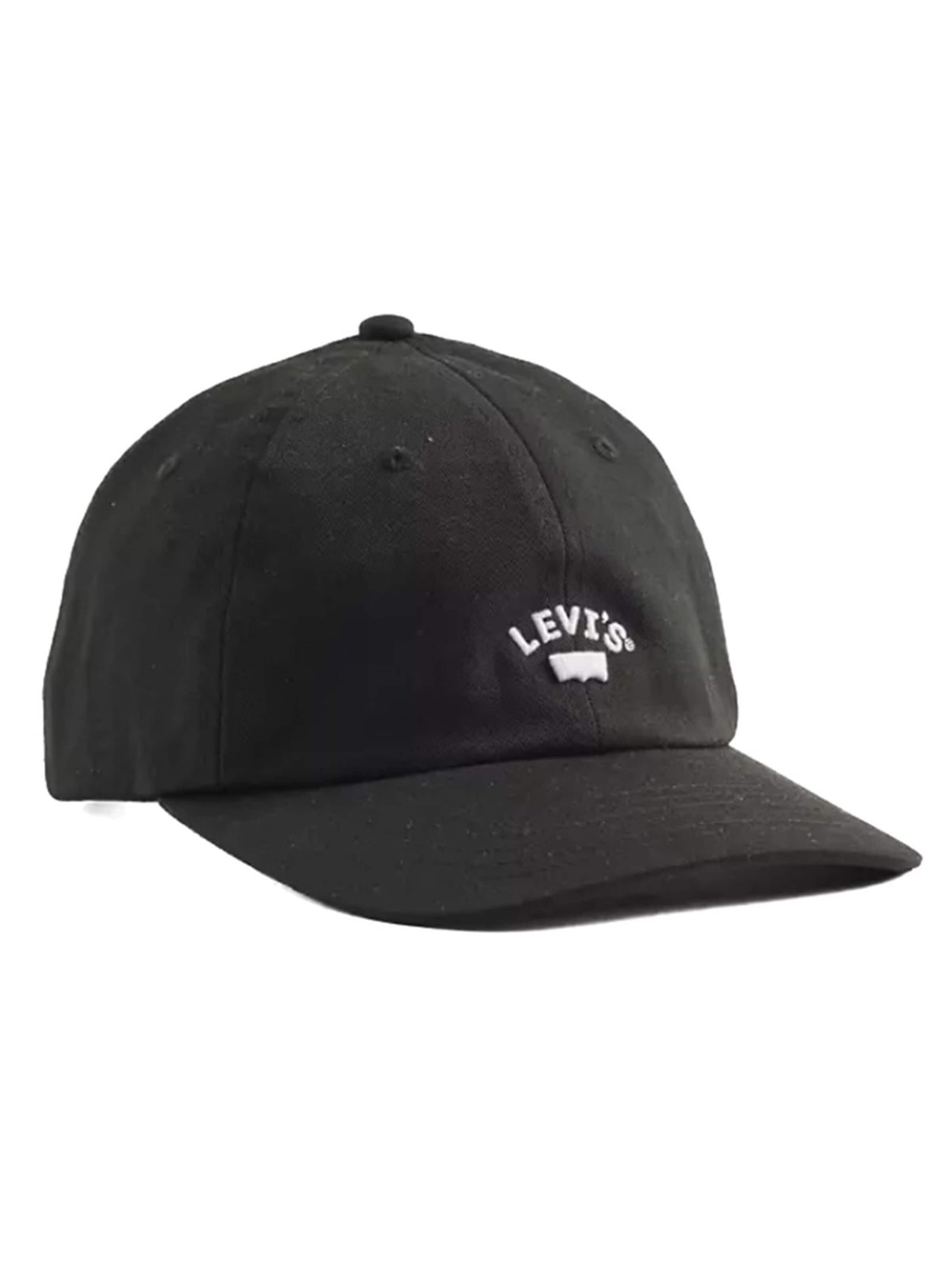 LEVI'S ® Cap 'Lazy Girl Logo Cap'‌‌‌ in Schwarz: Vorderseite