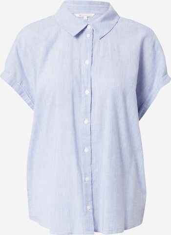 TOM TAILOR DENIM Blouse in Blue: front