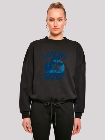 Sweat-shirt 'Hawaii Surf Beach Summer' F4NT4STIC en noir : devant
