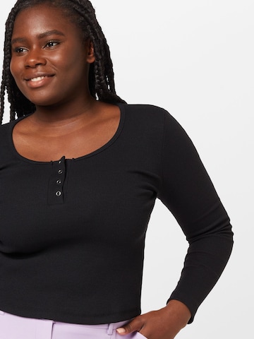 Trendyol Curve Shirt in Schwarz