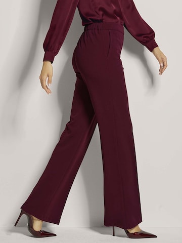 MADELEINE Wide Leg Hose in Rot