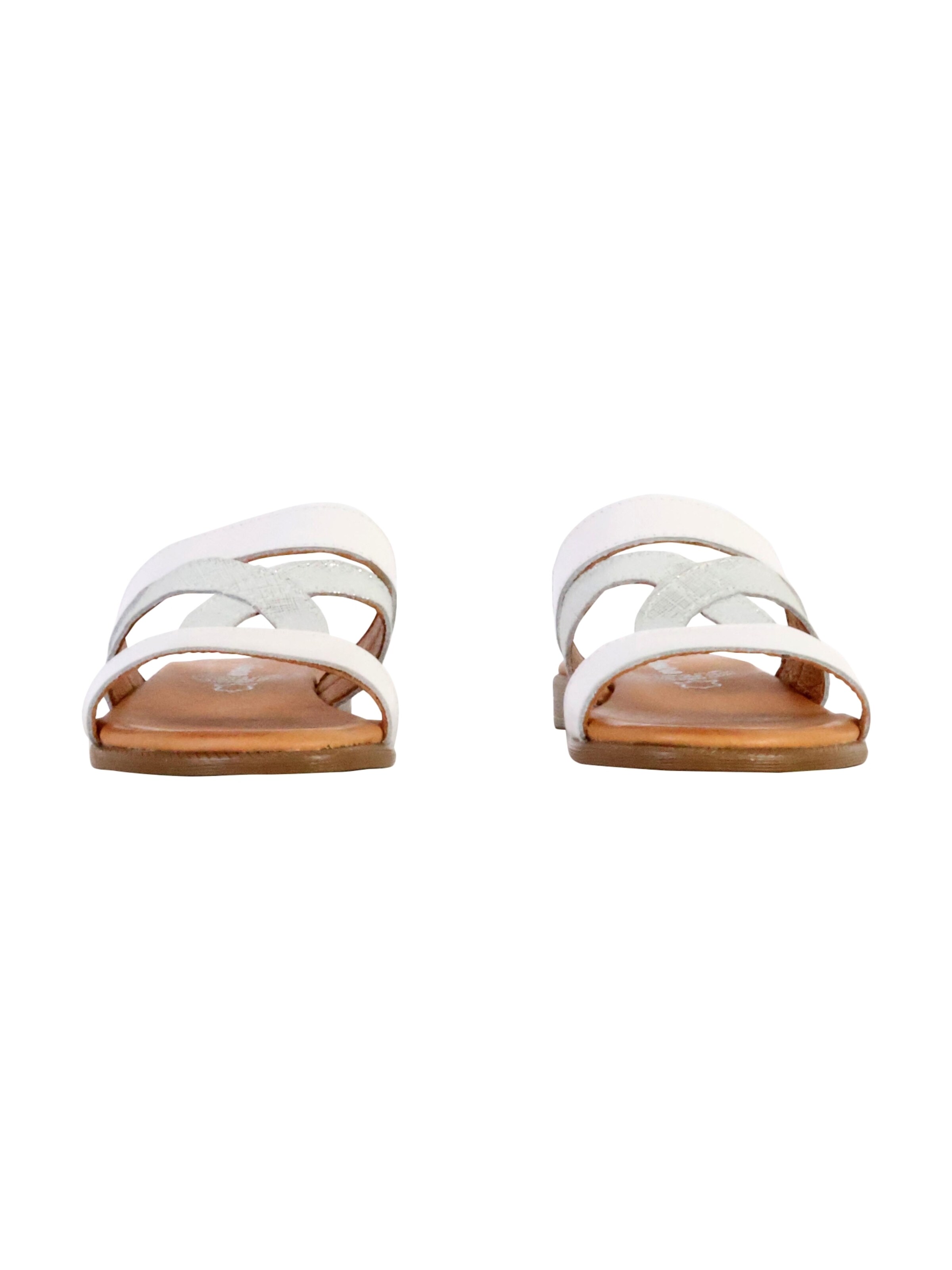Mule 'Alenoa Leder-Pantoletten' The Divine Factory en blanc