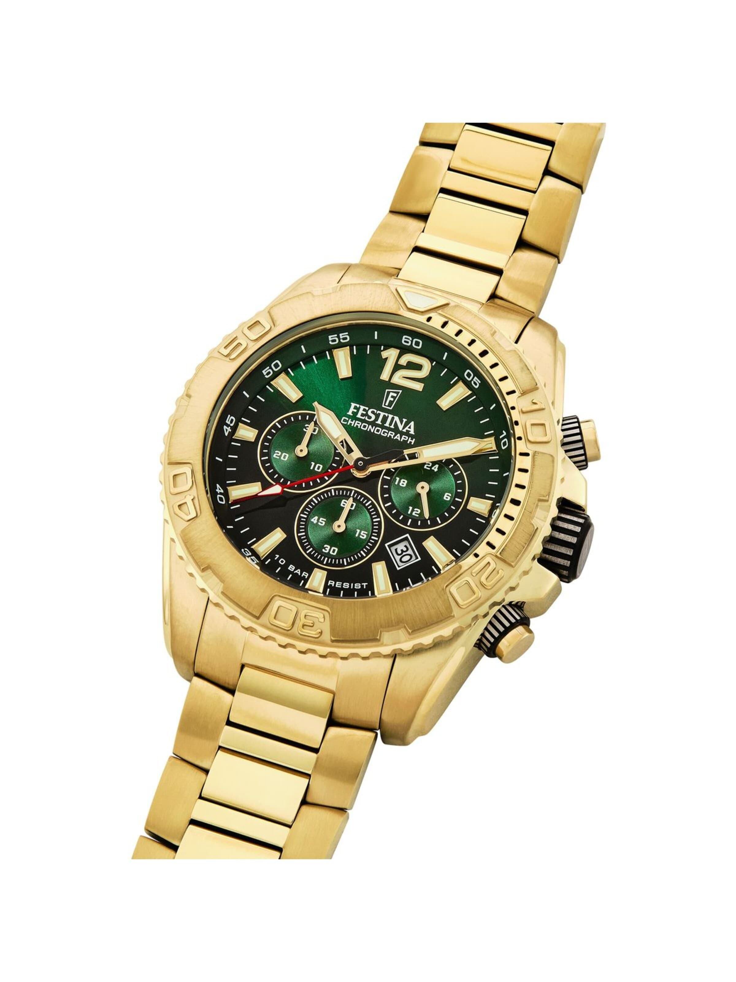 Montre à affichage analogique FESTINA en vert