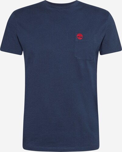 TIMBERLAND Μπλουζάκι 'Dun-Riv' σε μπλε μαρέν / κόκκινο, Άποψη προϊόντος