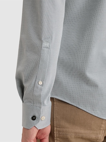 VANGUARD Regular fit Overhemd 'Elevated Knit shirt with two-tone effect' in Blauw