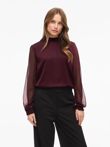 Camicia da donna 'VIFALIA' di VILA in rosso: frontale