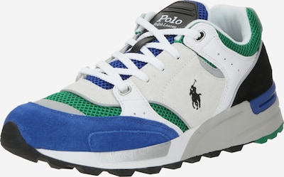 Polo Ralph Lauren Sneaker low 'Trackster 200' i blå / grøn / sort / hvid, Produktvisning