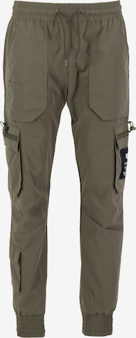 ALPHA INDUSTRIES Cargobroek in Groen: voorkant