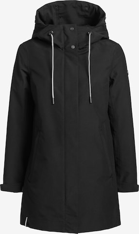 Manteau mi-saison 'Artisa' khujo en noir : devant