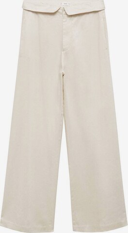 MANGO TEEN Wide Leg Hose 'Tailor' in Beige: predná strana