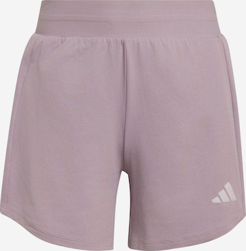 ADIDAS PERFORMANCE Loosefit Sportbroek 'Pacer Essentials' in Lila: voorkant