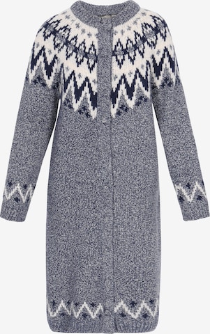 Manteau en tricot 'Vintage' DreiMaster Vintage en bleu : devant