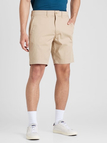 Abercrombie & Fitchregular Chino hlače 'ALL DAY' - smeđa boja: prednji dio