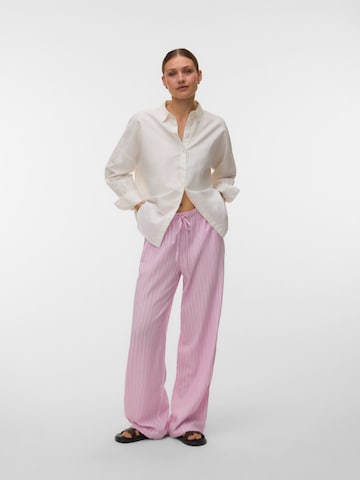 VERO MODA Wide leg Παντελόνι 'VMROSIE' σε ροζ