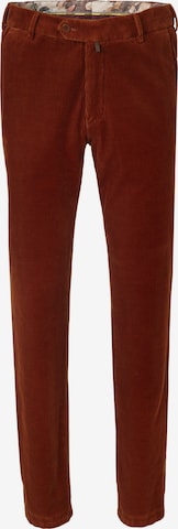 MEYER Chino 'Rio 2-8619' in Bruin: voorkant