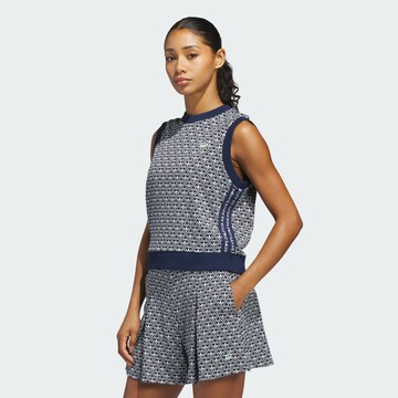 ADIDAS PERFORMANCE Sportbodywarmer in Blauw: voorkant