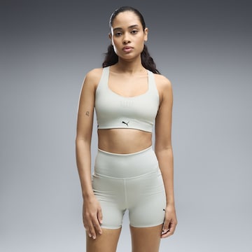 PUMA Bralette Sports bra 'PWRMode' in Green: front