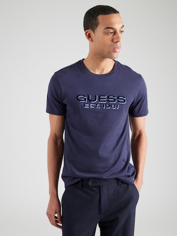 GUESS Shirt in Blue: front